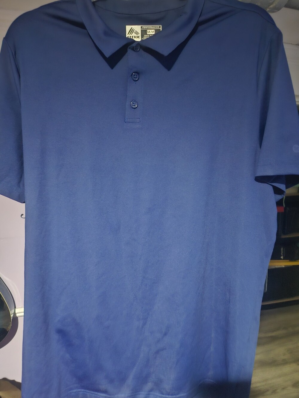 RBX Men's Blue Short Sleeve Polo